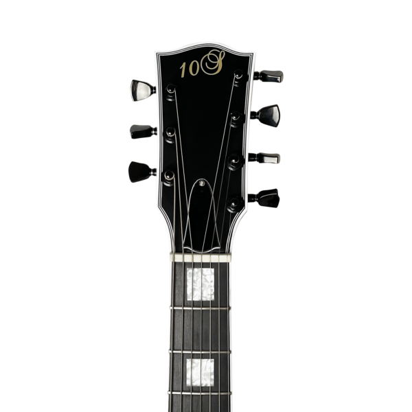 10S Guitars-GF Modern 7 String Poplar Burl headstock