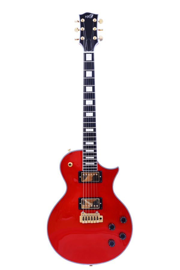 10S Guitars - GF Modern Tremolo Ferrari Red front