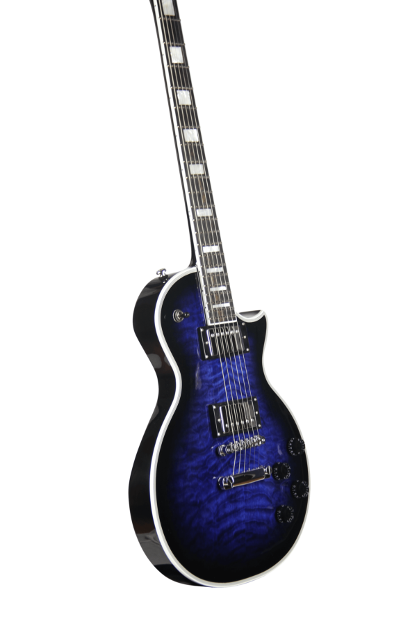 10S Guitars - GF Modern Quilted Maple Purpleburst side1