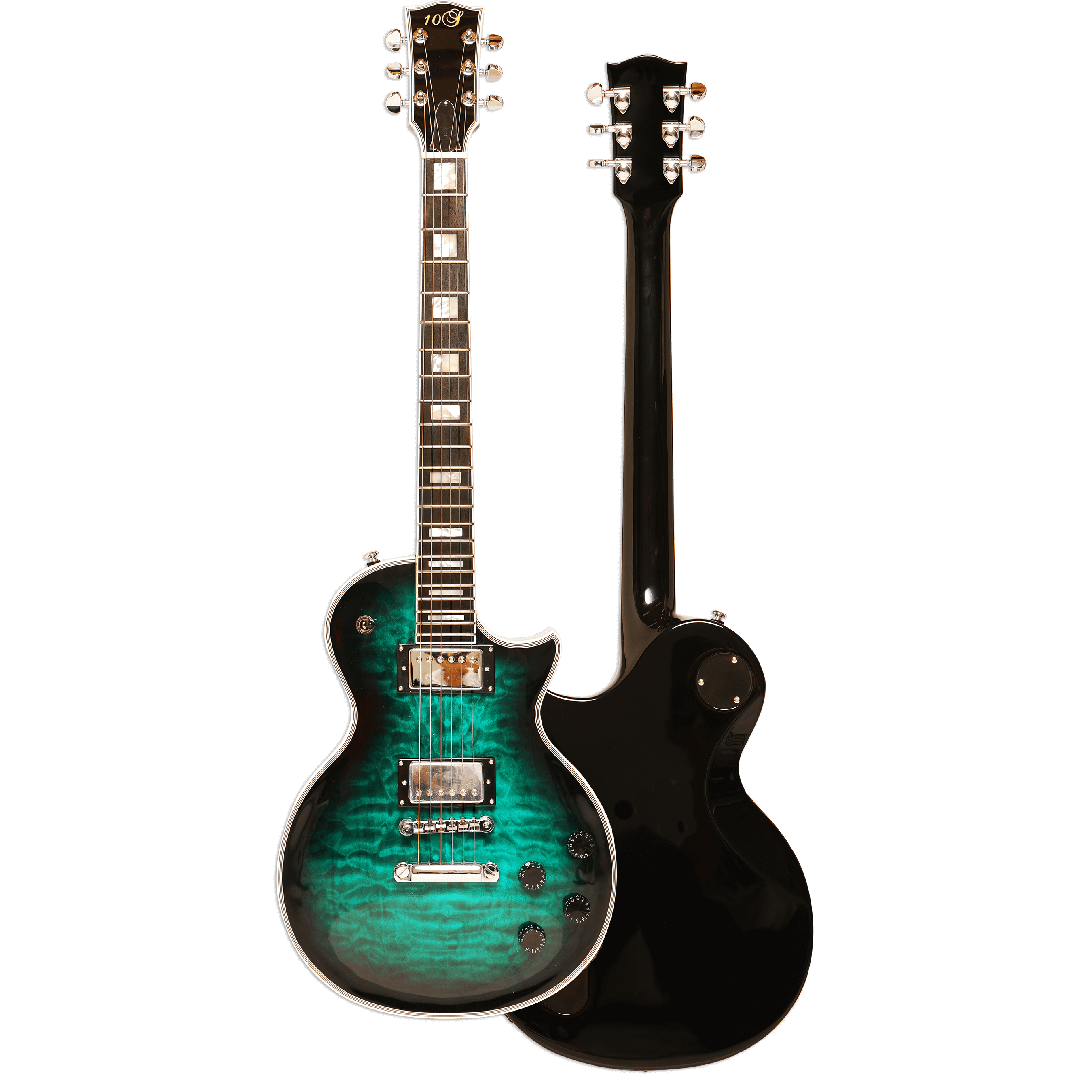 GF Modern Quilted Maple Teal Burst - 10s Guitars