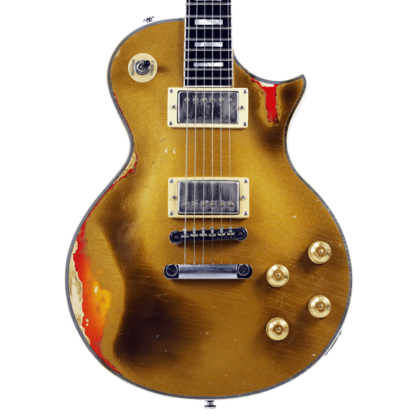 10S Guitars - GF Relic Goldtop over Sunburst