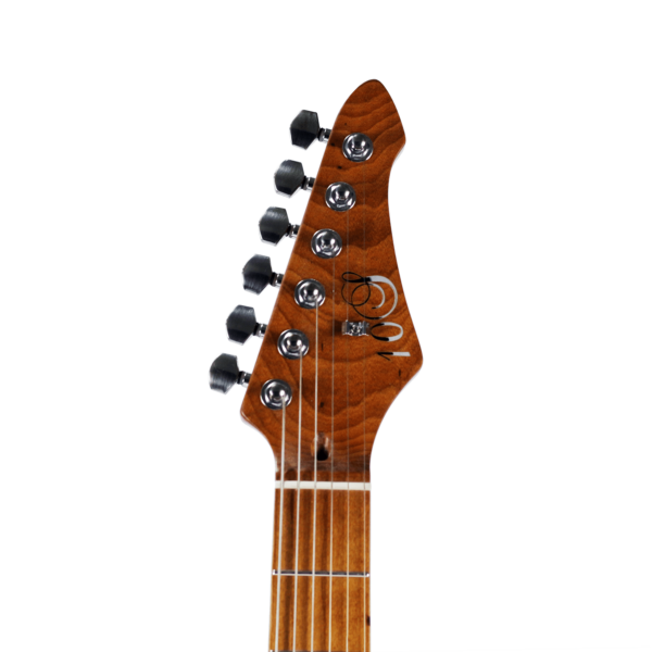 10S Guitars - iCC Aztec Gold Relic body headstock