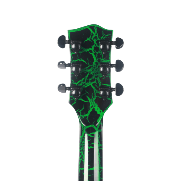 10S GF 1988 Green Crackle Guitar hb