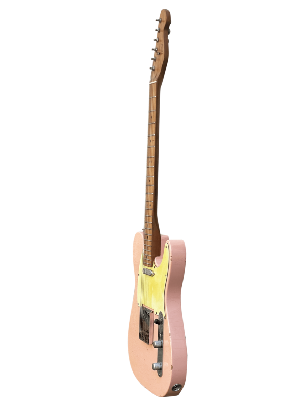 10S Guitars - iCC-T Telecaster Electric Guitar Shell Pink Relic