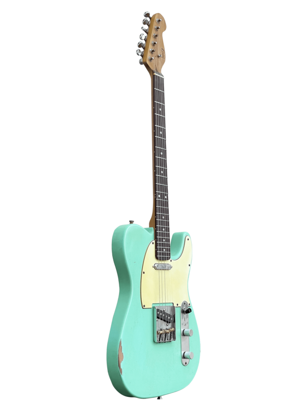 10S Guitars - iCC Tele Surf Green Relic