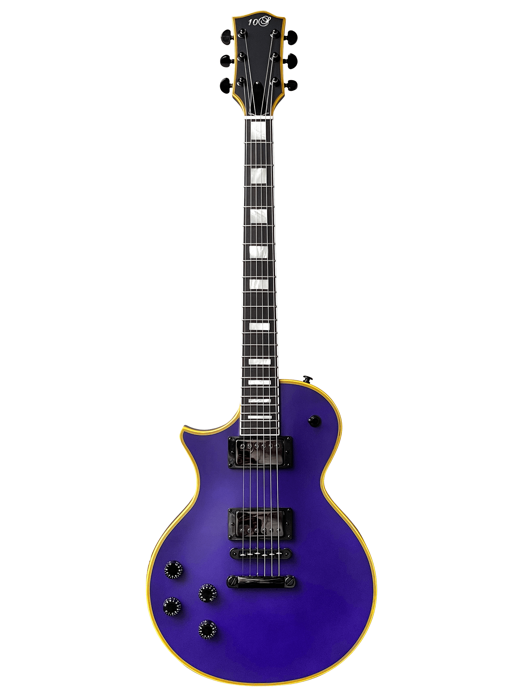 GF Left Handed Satin Purple - 10S Guitars front