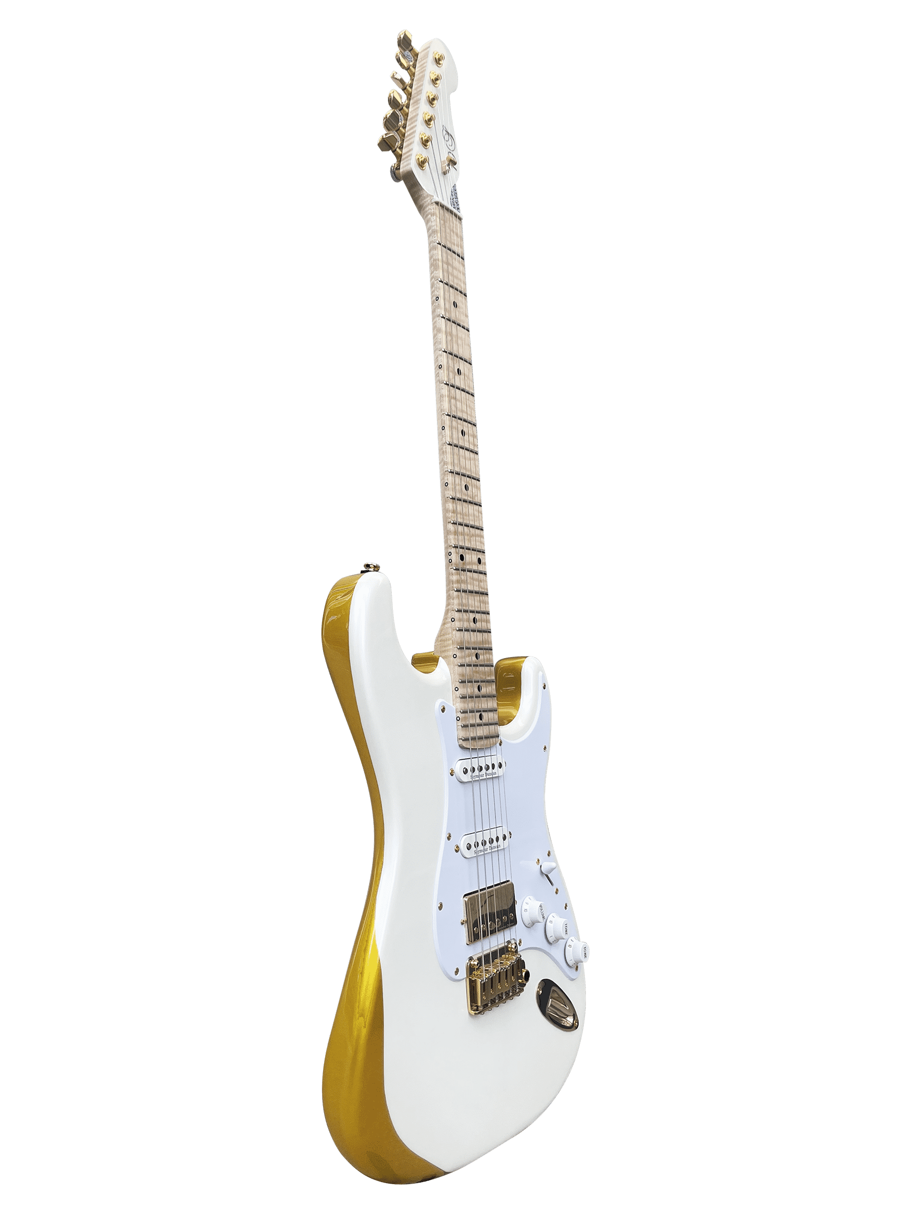 B-Magic CS White & Gold Seymour Duncan Gotoh - 10S Guitars